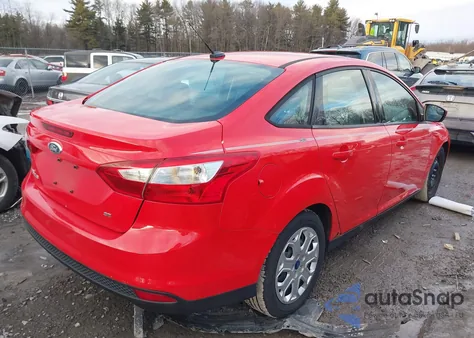 2012 Ford Focus Se z USA, uszkodzony, nr VIN 1FAHP3F21CL230003
